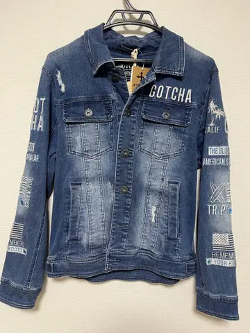 GOTCHA 데미지 가공 데님 자켓