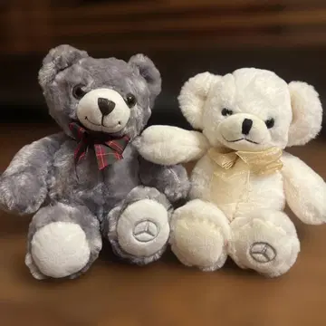 메르세데스 벤츠 봉제 인형 2개 세트 테디베어