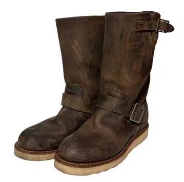RED WING 2975 엔지니어 부츠 네이비 클리트 22.5cm 브라운