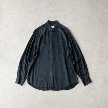 Agnes B. archive 레이온 100% 드레이프 셔츠 블랙