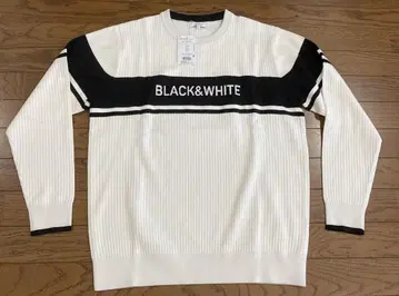 Black&White 스웨터 택 포함 새상품 정가 19800엔
