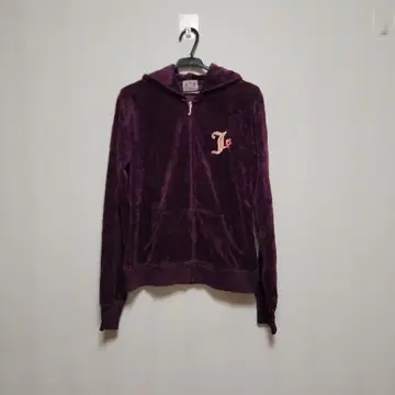 JUICY COUTURE 퍼플 후드티 XL
