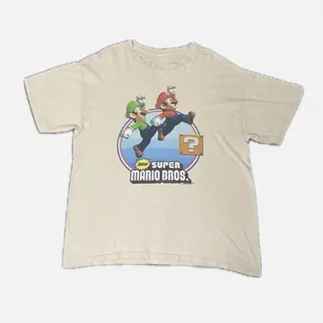 New Super Mario Bros. T셔츠 00s 닌텐도