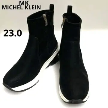 MK 미쉘클랑 통굽 스포티 숏부츠 스트레치 23.0