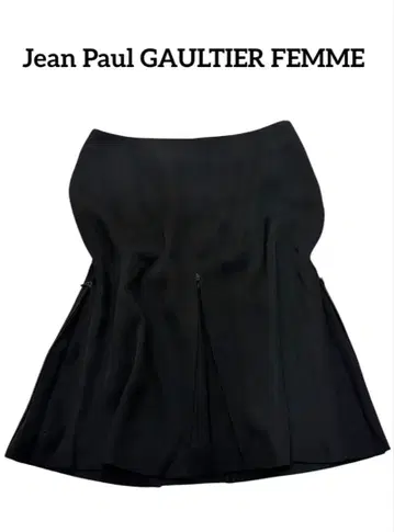 초레어 장 폴 고티에 타이트 플레어 변형 스커트 지퍼 미사용급