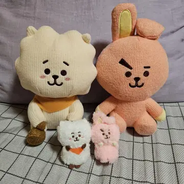 BT21 봉제 인형 세트 RJ&COOKY