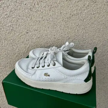 LACOSTE 스니커즈 화이트 40 사이즈