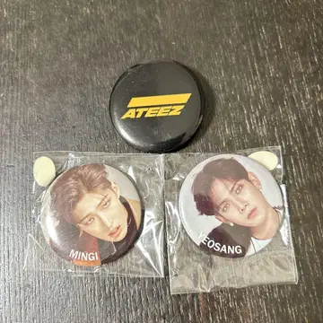 ATEEZ 민기 여상 캔뱃지 3개 세트