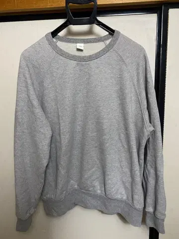 OVY 그레이 크루넥 맨투맨