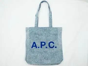 A.P.C. Lou 토트 백 블리치드 데님 아페쎄