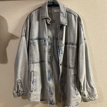 ZARA 라이트 블루 데님 자켓 S