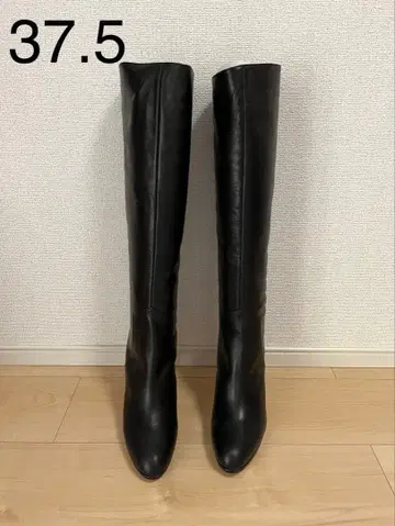 CHEMBUR 첸 롱 부츠 새상품 37.5 블랙