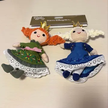 새상품 디즈니 판타지 스프링스 아나와 눈의 여왕 봉제 인형 참