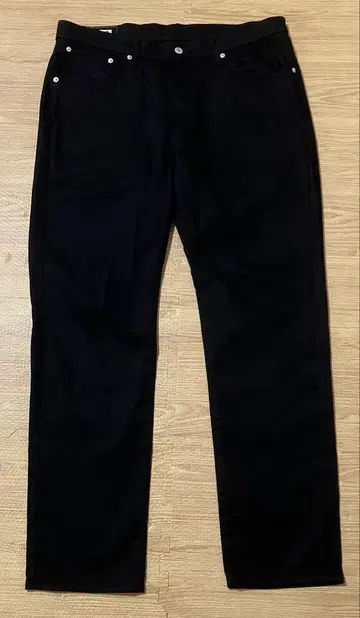 블랙 데님 팬츠 에드윈 EDWIN W36인치 503