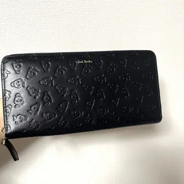 미사용 레어 PaulSmith/폴스미스 장지갑 해골 디자인 블랙