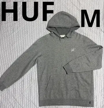HUF 하프 후드티 그레이 M 사이즈 스트릿 구제 의류