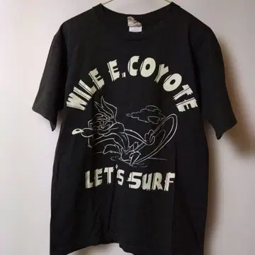 Wile E. Coyote 티셔츠 카키색 usedT셔츠