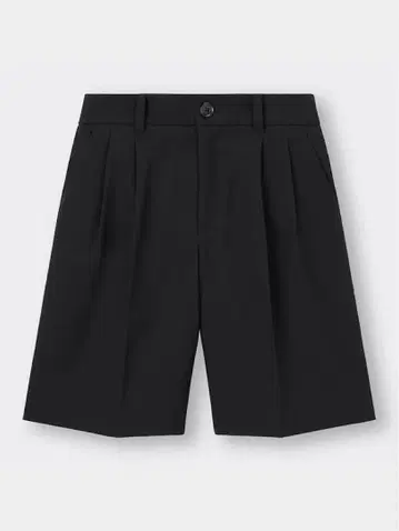 GU 턱 하프 팬츠 미사용 새상품 블랙 화이트