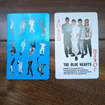 하자품 THE BLUE HEARTS 블루하츠 팬클럽 트럼프 카드
