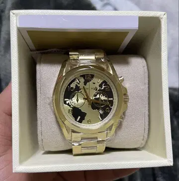 골드 크로노그래프 손목시계, michael kors watch, MK