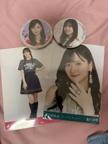 카나카와 사야 캔뱃지 브로마이드 세트
