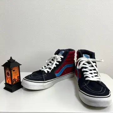 Vans Sk8-Hi 네이비/레드/블루 라인