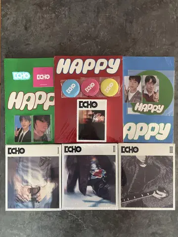 ECHO HAPPY CD 세트 포토 카드 스티커 포함