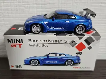 MINI GT Pandem 닛산 GT-R 메탈릭 블루 96
