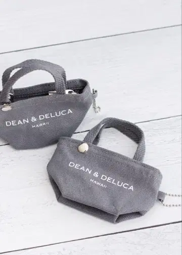[ 새상품 ] DEAN & DELUCA 미니 토트 키링 그레이색