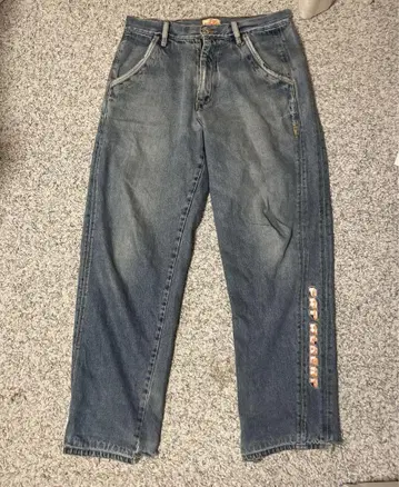 Platinum FUBU Fat Albert 배기 데님 팬츠