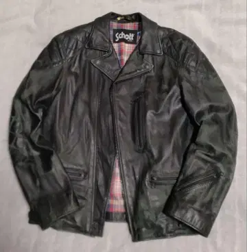 [ 소가죽 ] schott 클래식 패디드 라이더스 ( M )