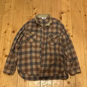 70s 울리치 울 셔츠