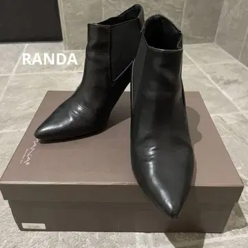 RANDA 숏부츠 블랙 22.5cm