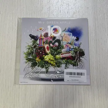 Mrs. GREEN APPLE 10 디지털 디자인 아나더 자켓