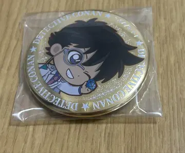 명탐정 코난 보물 캔뱃지 레어 골드 괴도 키드