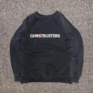 [ 공식 ] GHOSTBUSTERS 빈티지 가공 래글런 맨투맨