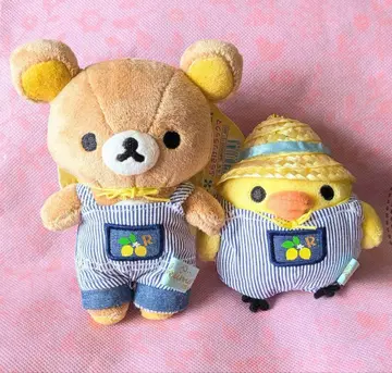 리락쿠마 키이로이트리 프레쉬 레몬 시리즈 봉제 인형