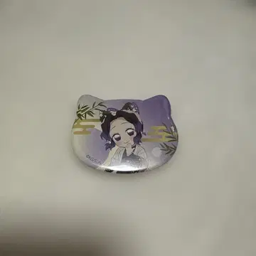 귀멸의 칼날 난자타운 고양이형 캔뱃지 코쵸우 시노부