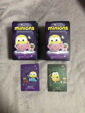 Minions 미니언 피규어 POPMART 2개 세트