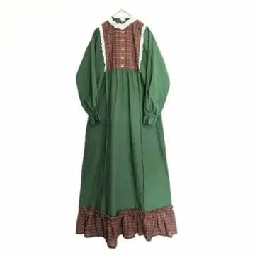 70s 빈티지 맥시 길이 원피스