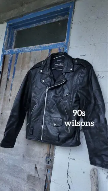 90s wilsons thinsulate leather jacket