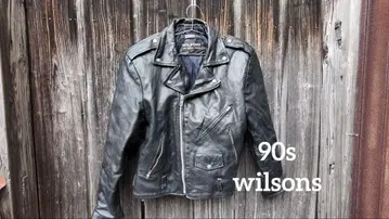 90s wilsons thinsulate leather jacket