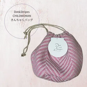 Dot&Stripes CHILDWOMAN 복조리 백 핑크