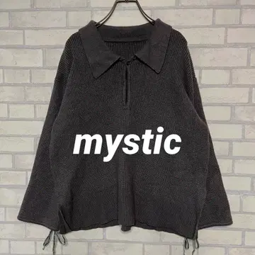 mystic 여성용 스웨터 카라 부착 BIG 니트 1