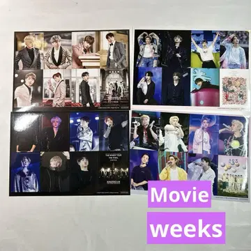 BTS / movie weeks 사전 예약 특전 스티커 세트2
