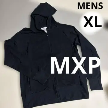 MXP 남성용 후드티 L 블랙 풀 집업 후드 맨투맨