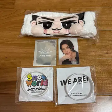 SnowMan 라울 헤어밴드 카드 러버 밴드 RAYS 굿즈
