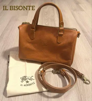 새상품급 IL BISONTE 브라운 숄더백