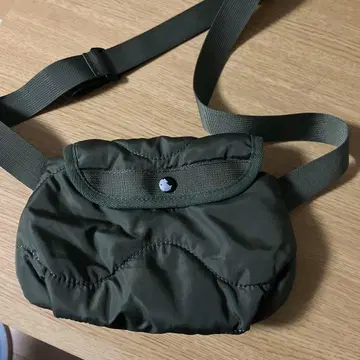 퀼팅 밀리터리 원마일 미니 백 그린