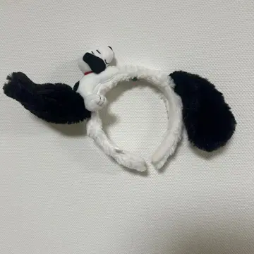 스누피 귀 모양 머리띠